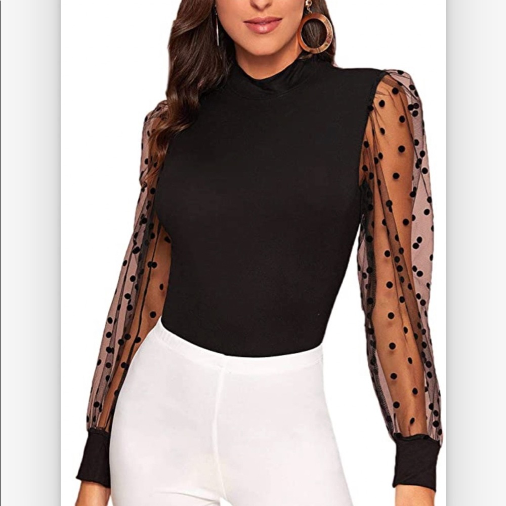 Mesh sleeve / long sleeve
